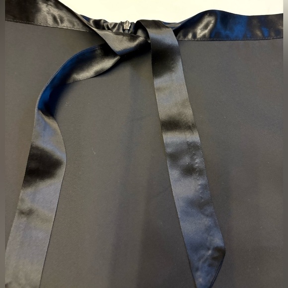 RW&CO. Black Pencil Skirt Knee-length for Work black ribbon waist size Small - Picture 3 of 9